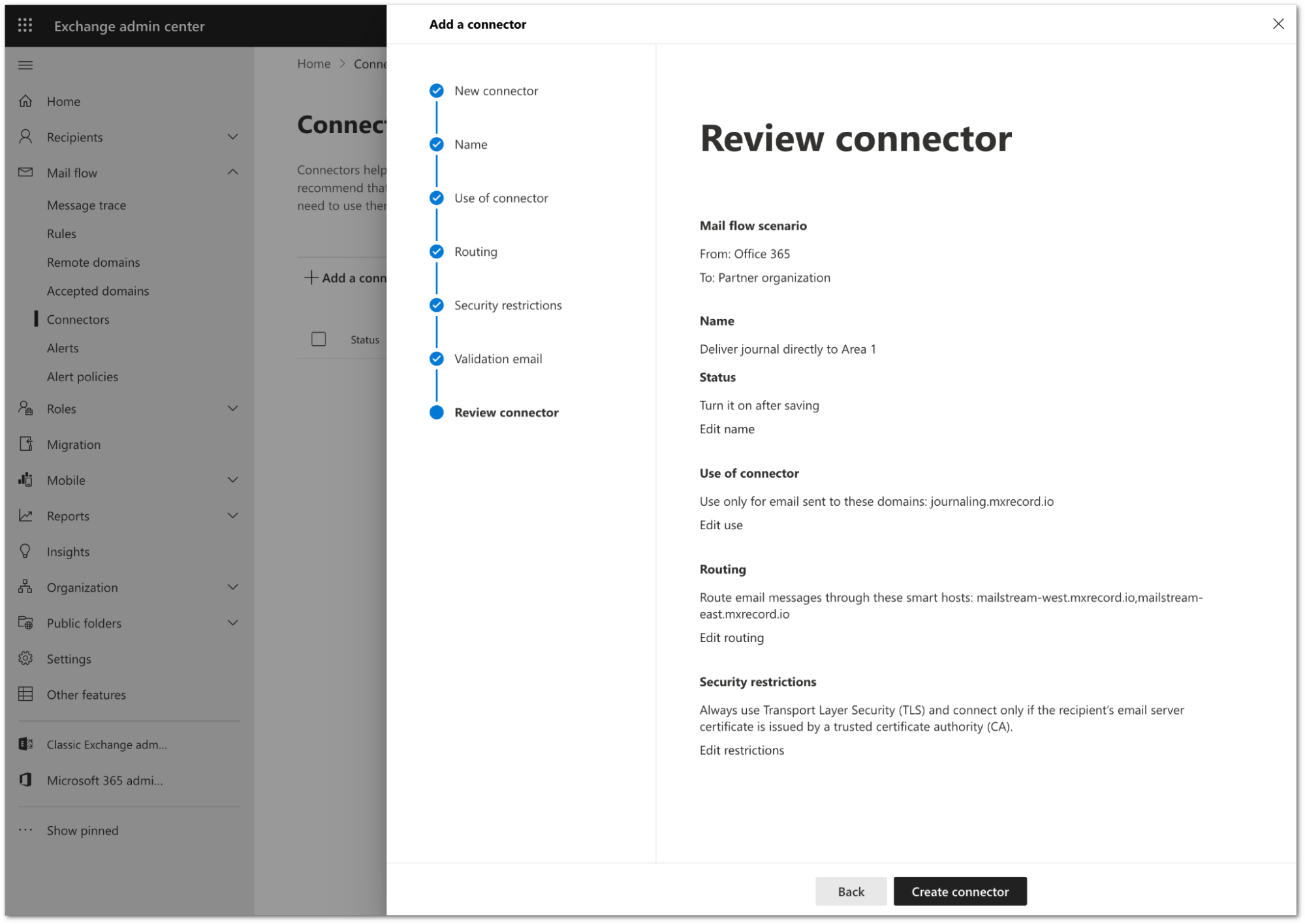 Review your connector